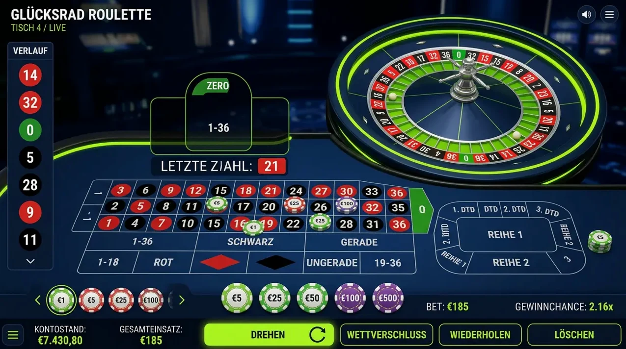 Tischspiele · Shuffle